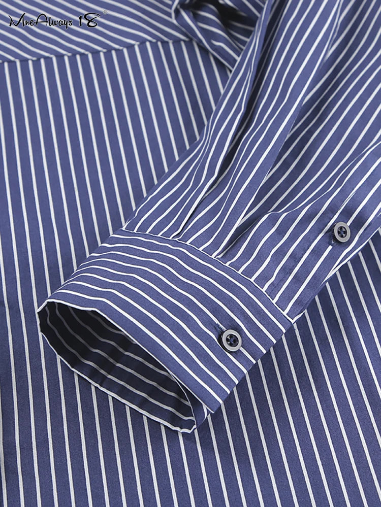 Blue Stripe Long Sleeve Shirt